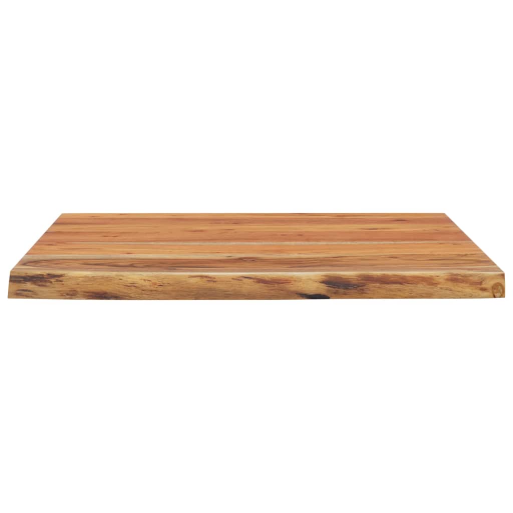 vidaXL Ράφι Επιτοίχιο Ορθ. Live Edge 40x40x3,8 εκ. Μασίφ Ξύλο Ακακίας