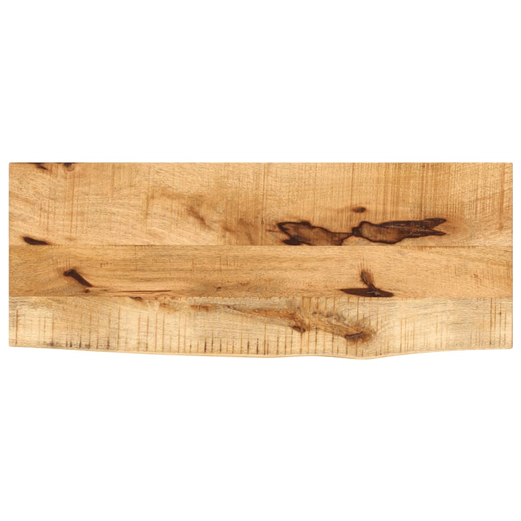 vidaXL Επιφάνεια Τραπεζιού 90x20x2,5 εκ. Live Edge Μασίφ Ξύλο Μάνγκο