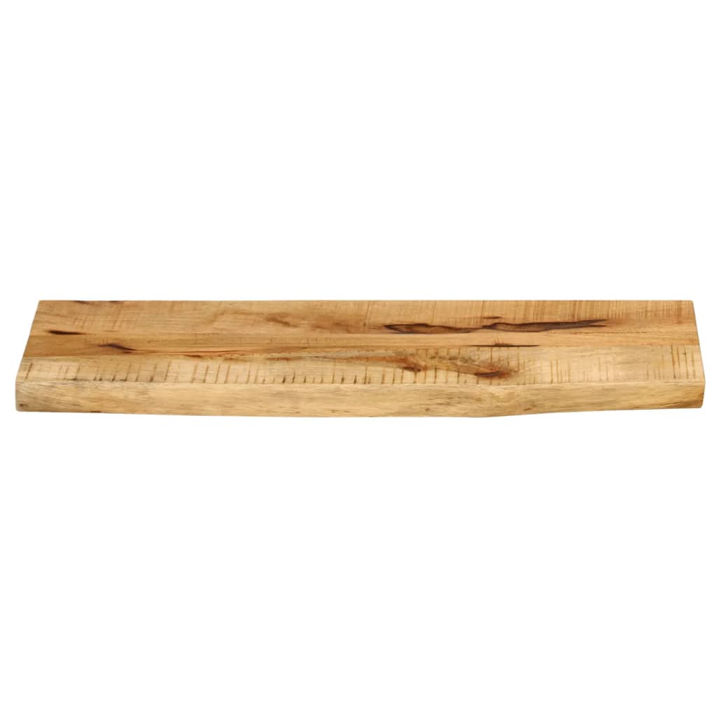 vidaXL Επιφάνεια Τραπεζιού 90x20x2,5 εκ. Live Edge Μασίφ Ξύλο Μάνγκο