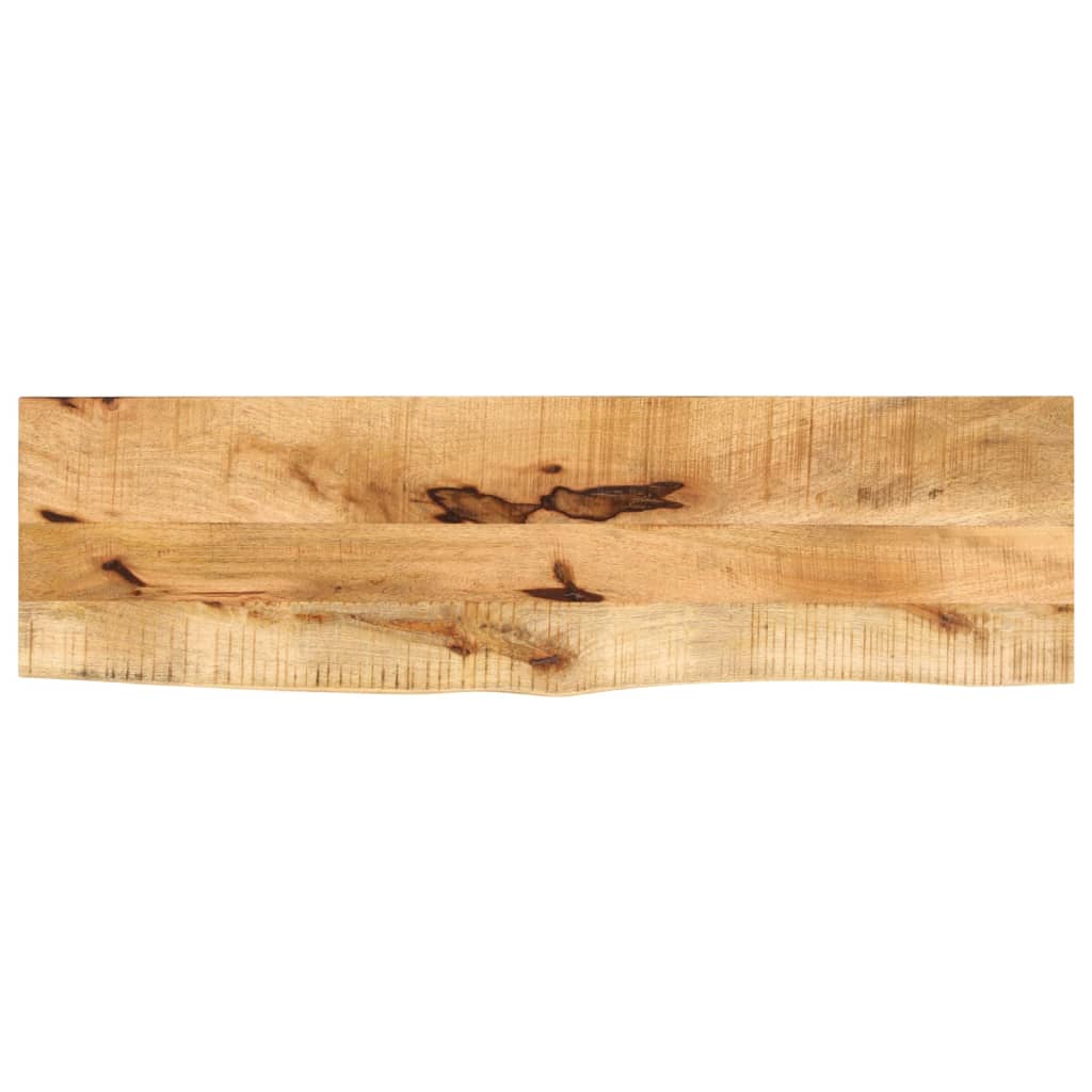 vidaXL Επιφάνεια Τραπεζιού 100x30x2,5 εκ. Live Edge Μασίφ Ξύλο Μάνγκο