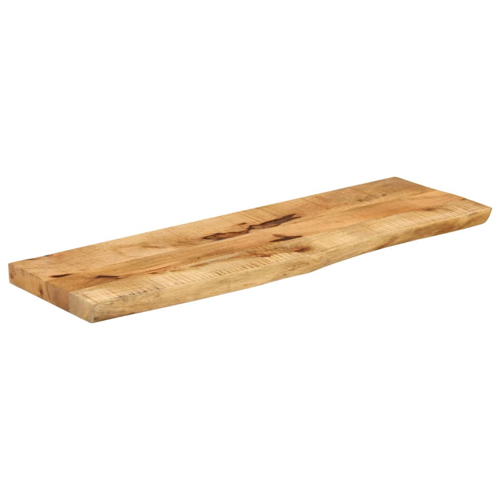 vidaXL Επιφάνεια Τραπεζιού 100x30x2,5 εκ. Live Edge Μασίφ Ξύλο Μάνγκο