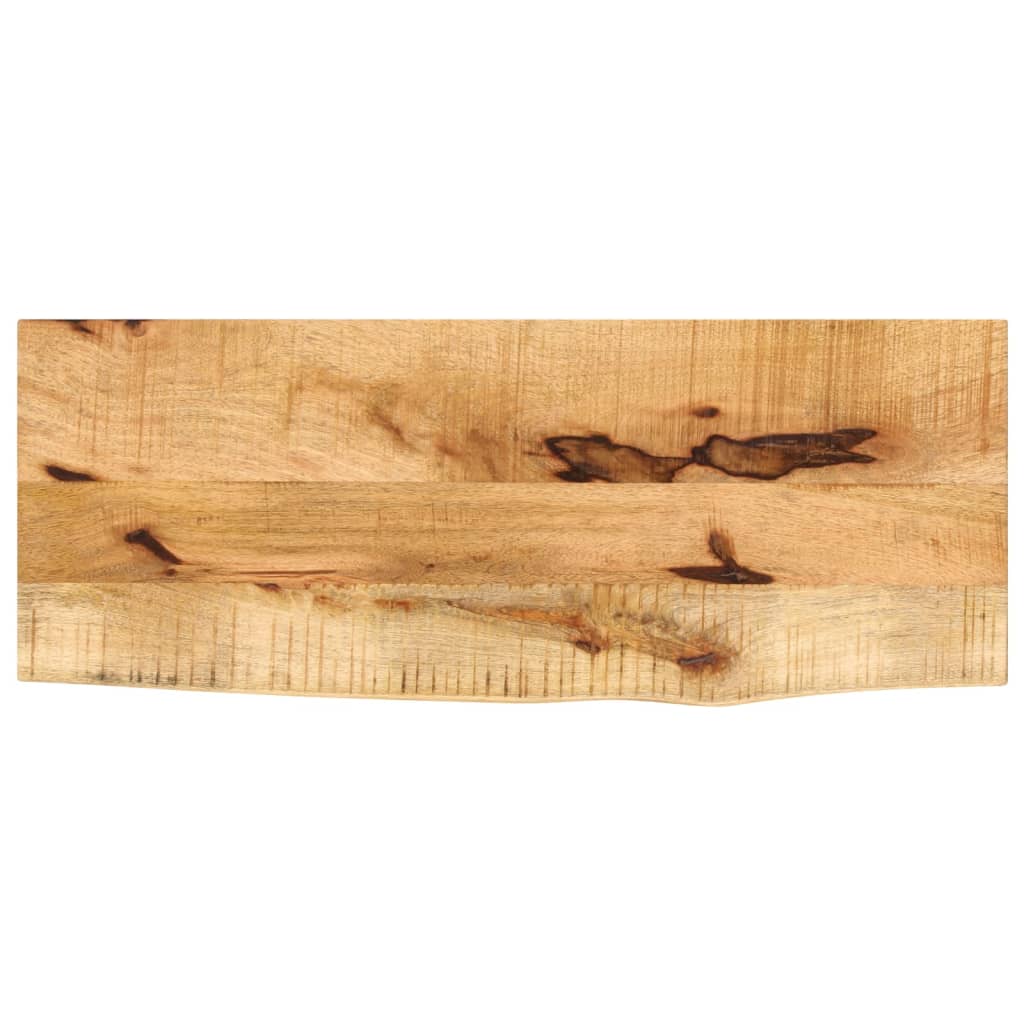 vidaXL Επιφάνεια Τραπεζιού 80x20x3,8 εκ. Live Edge Μασίφ Ξύλο Μάνγκο