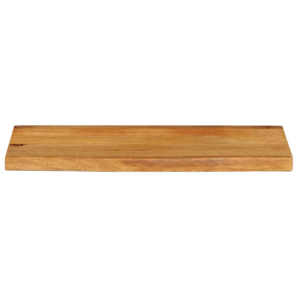 vidaXL Επιφάνεια Τραπεζιού 70x20x2,5 εκ. Live Edge Μασίφ Ξύλο Μάνγκο