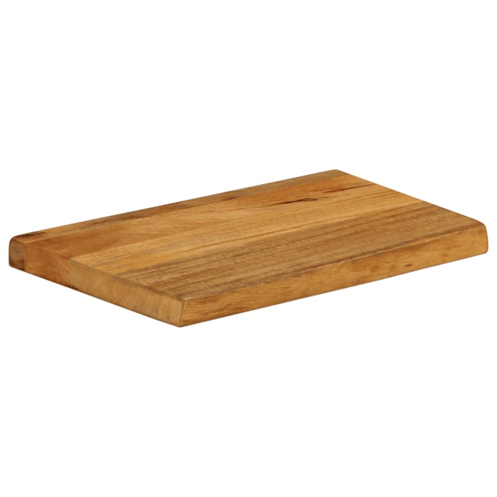 vidaXL Επιφάνεια Τραπεζιού 40x30x2,5 εκ. Live Edge Μασίφ Ξύλο Μάνγκο