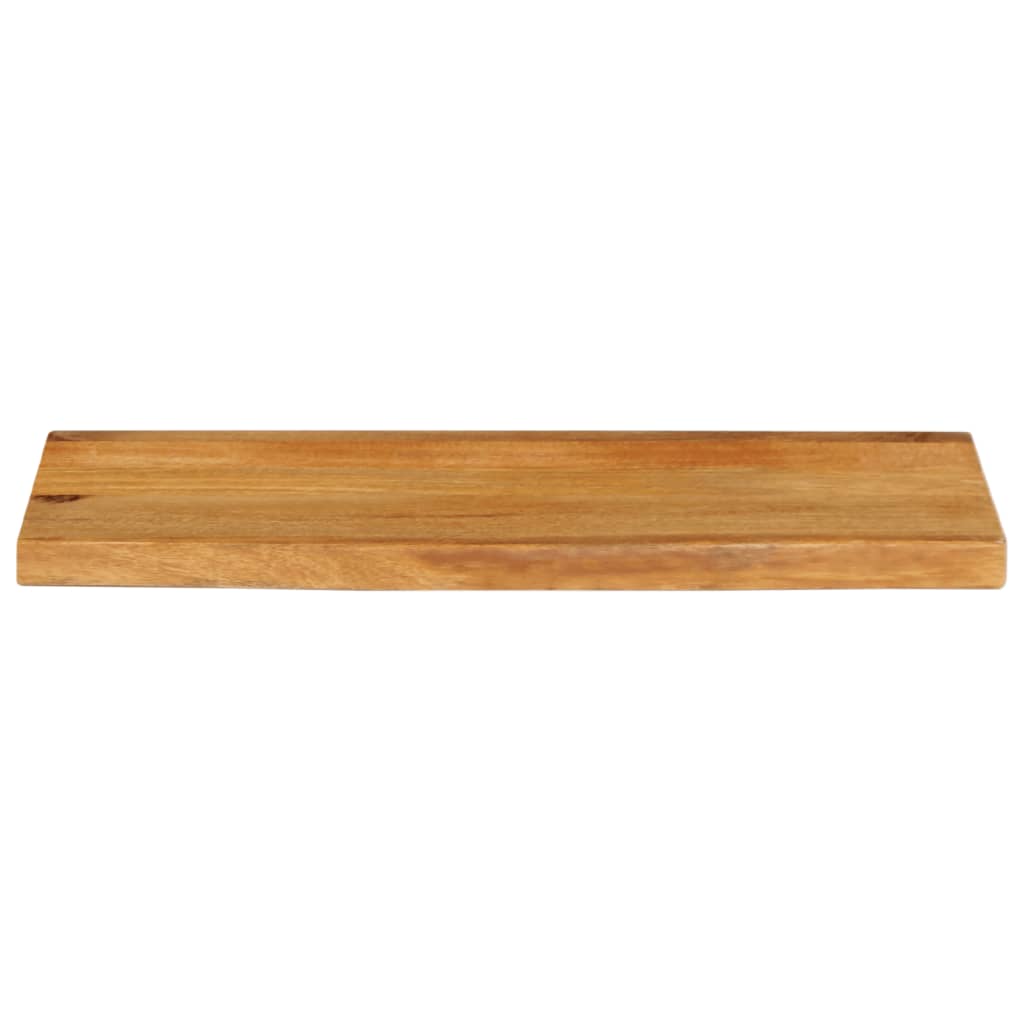 vidaXL Επιφάνεια Τραπεζιού 80x30x2,5 εκ. Live Edge Μασίφ Ξύλο Μάνγκο