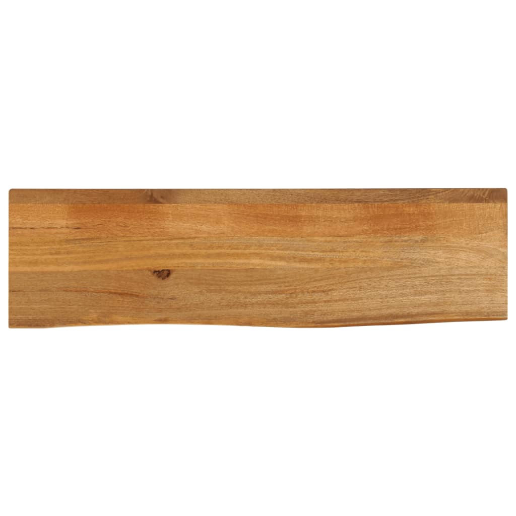 vidaXL Επιφάνεια Τραπεζιού 120x30x2,5 εκ. Live Edge Μασίφ Ξύλο Μάνγκο