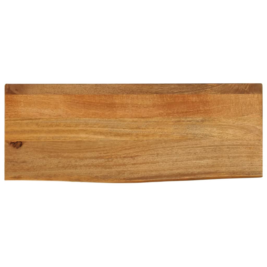vidaXL Επιφάνεια Τραπεζιού 90x40x3,8 εκ. Live Edge Μασίφ Ξύλο Μάνγκο