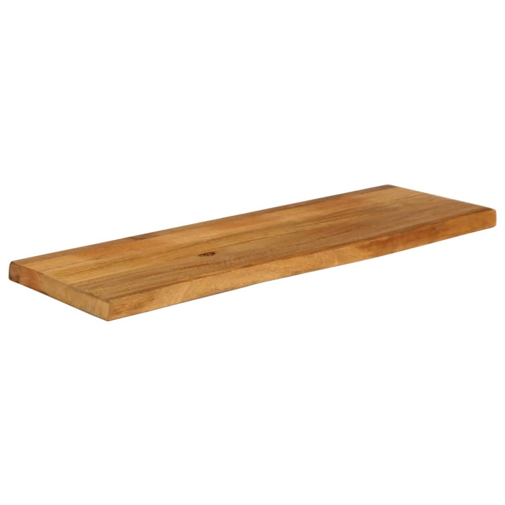 vidaXL Επιφάνεια Τραπεζιού 100x40x3,8 εκ. Live Edge Μασίφ Ξύλο Μάνγκο