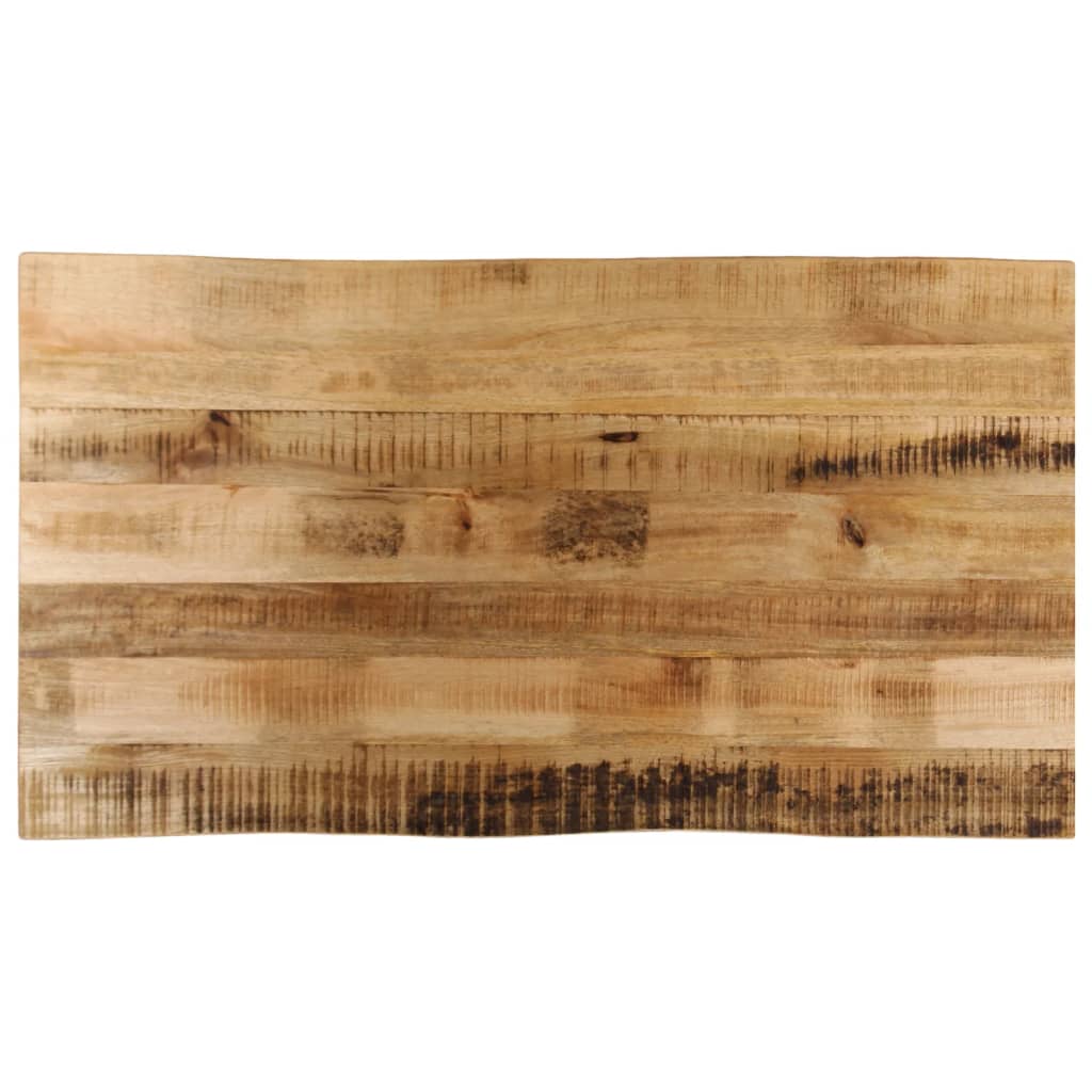 vidaXL Επιφάνεια Τραπεζιού 100x60x2,5 εκ. Live Edge Μασίφ Ξύλο Μάνγκο