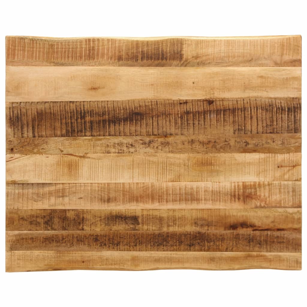 vidaXL Επιφάνεια Τραπεζιού 110x80x2,5 εκ. Live Edge Μασίφ Ξύλο Μάνγκο