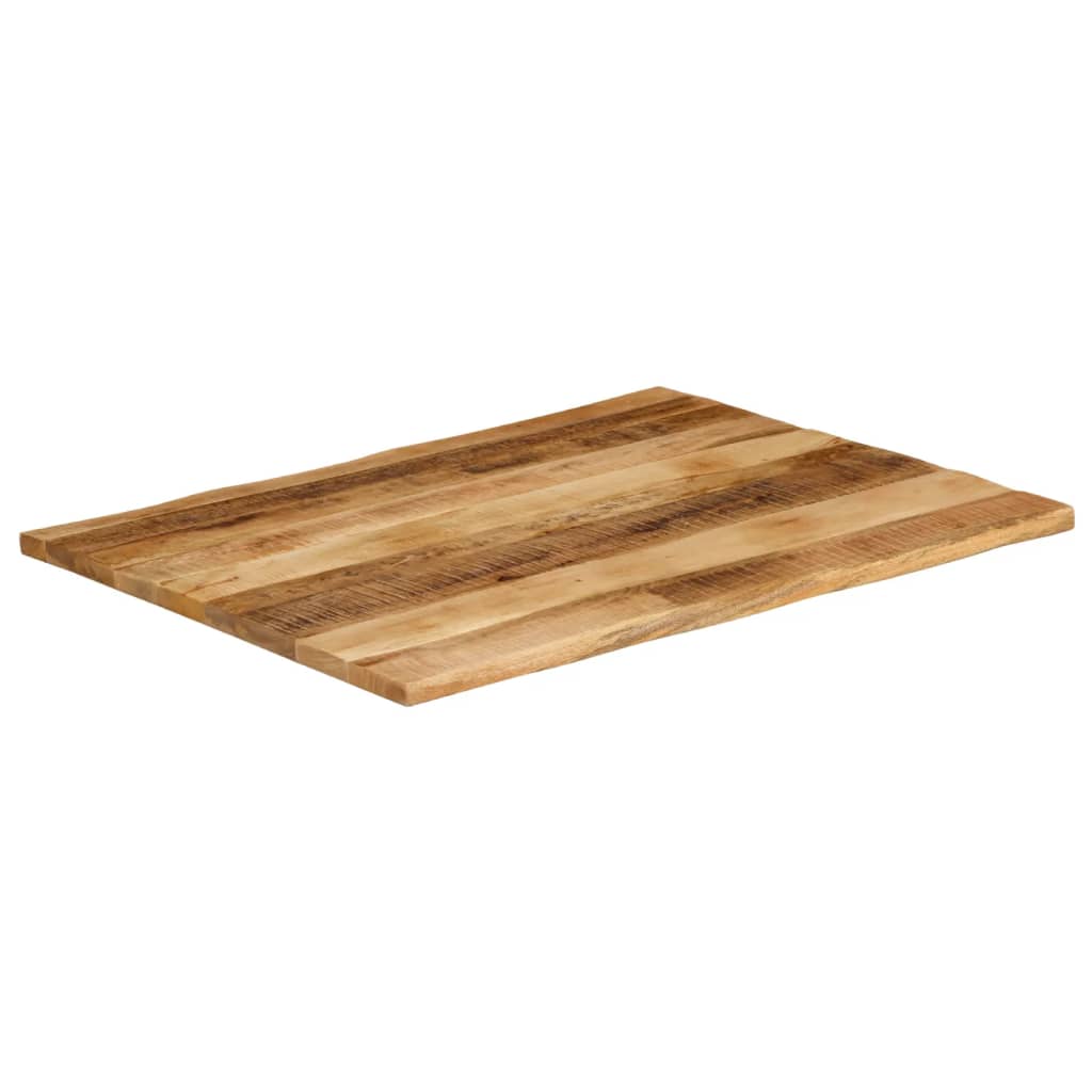 vidaXL Επιφάνεια Τραπεζιού 110x80x2,5 εκ. Live Edge Μασίφ Ξύλο Μάνγκο