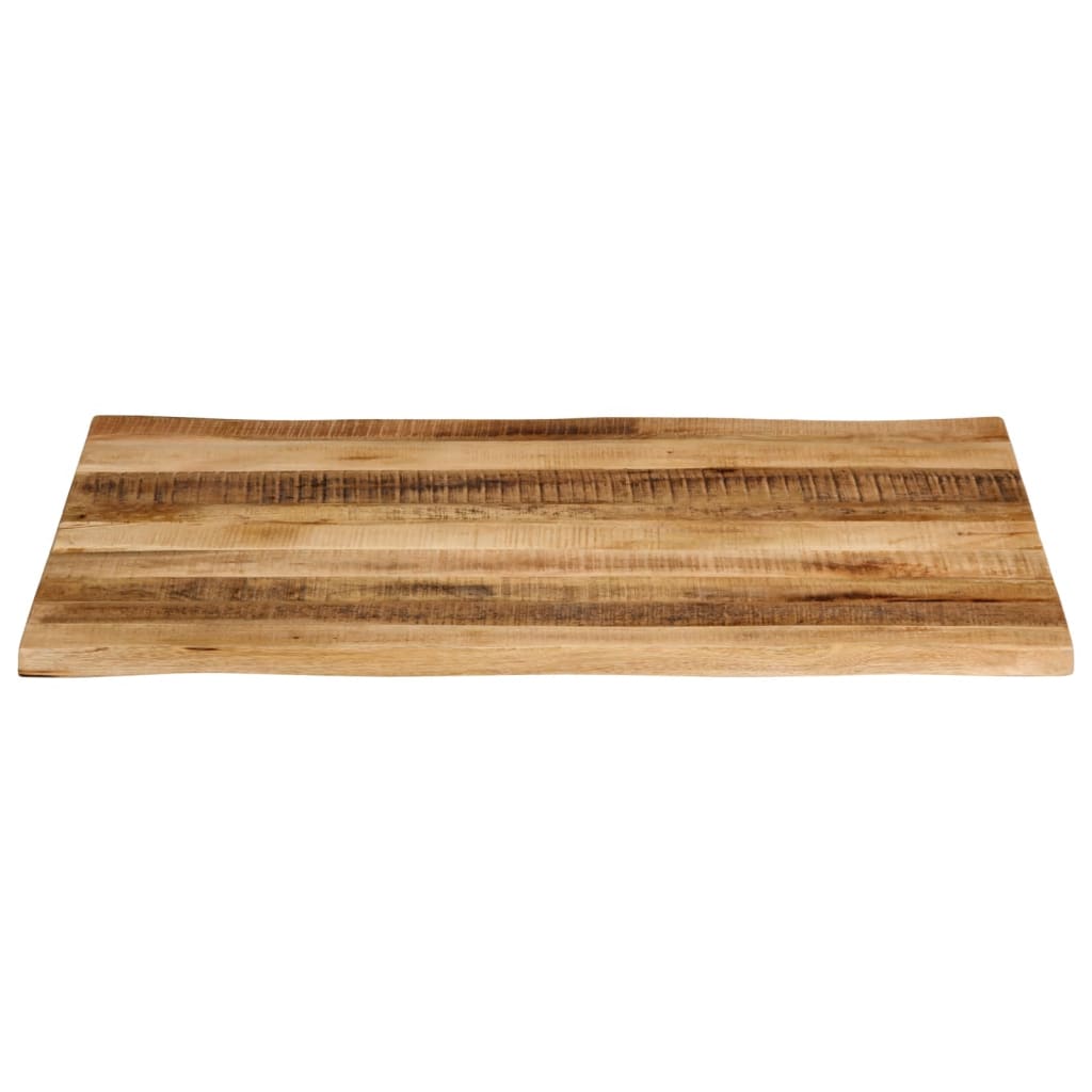 vidaXL Επιφάνεια Τραπεζιού 110x80x2,5 εκ. Live Edge Μασίφ Ξύλο Μάνγκο