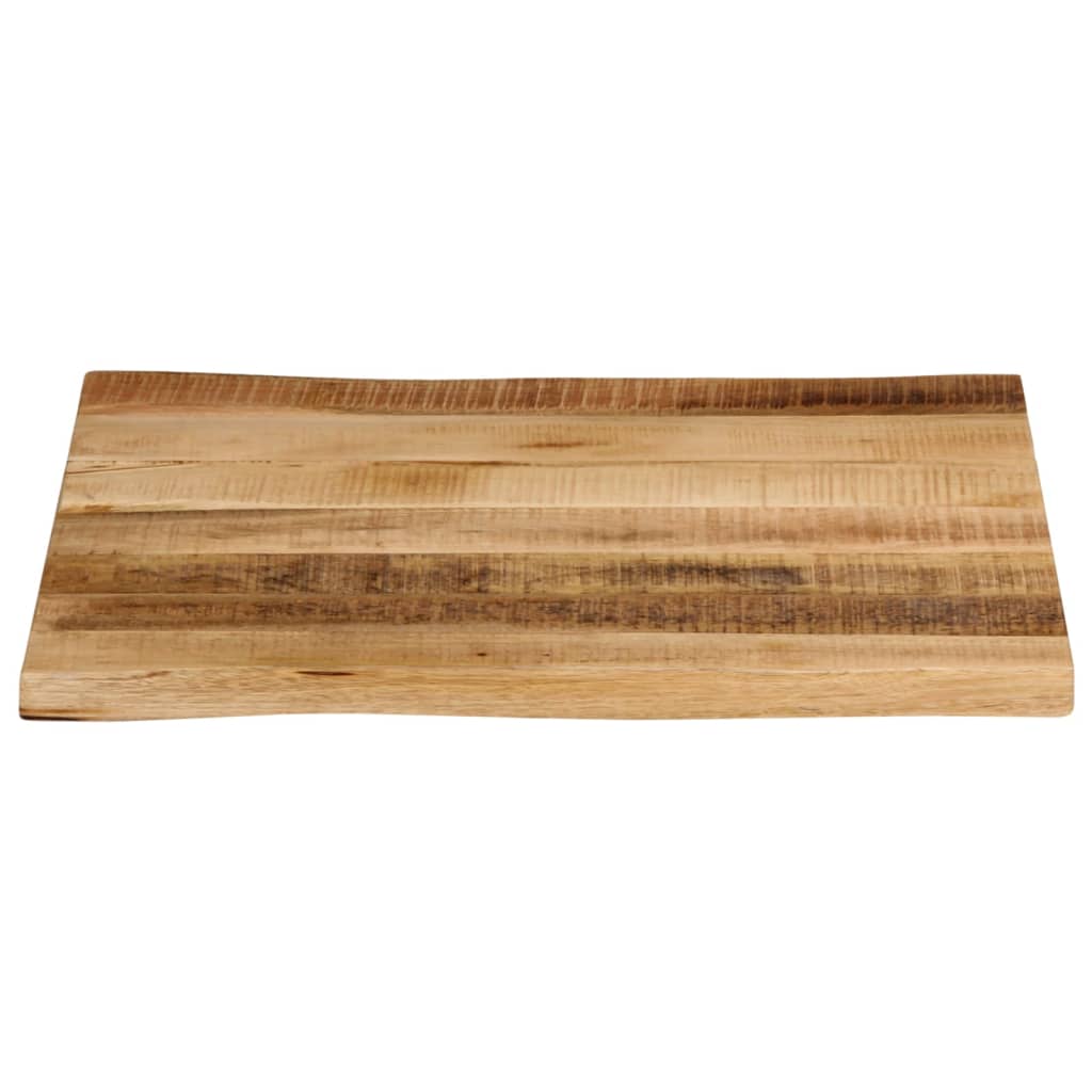 vidaXL Επιφάνεια Τραπεζιού 60x60x3,8 εκ. Live Edge Μασίφ Ξύλο Μάνγκο