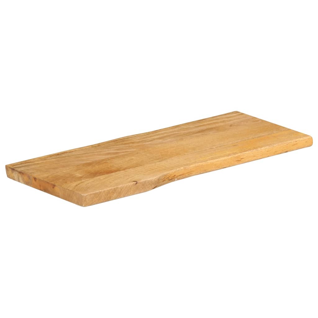 vidaXL Επιφάνεια Τραπεζιού 100x40x2,5 εκ. Live Edge Μασίφ Ξύλο Μάνγκο