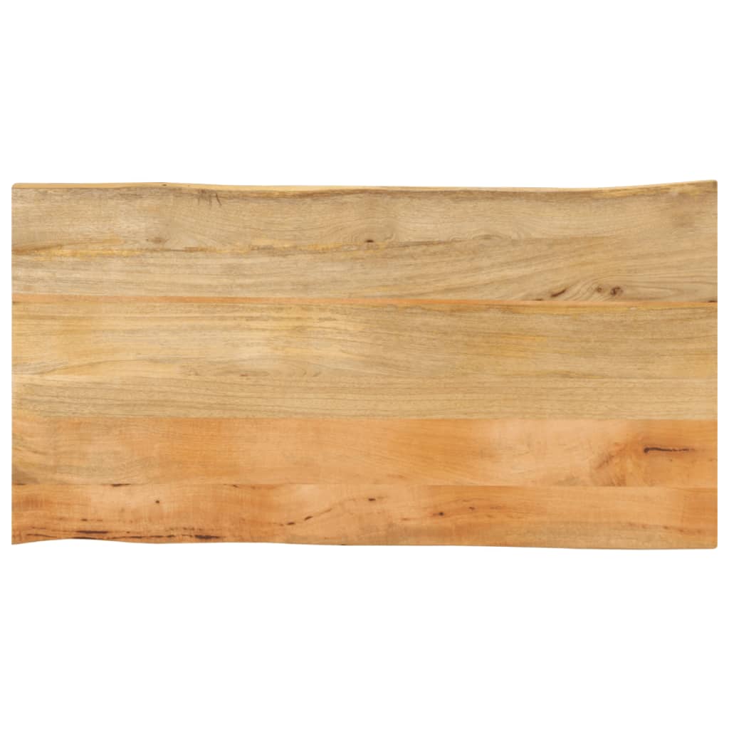 vidaXL Επιφάνεια Τραπεζιού 110x60x2,5 εκ. Live Edge Μασίφ Ξύλο Μάνγκο