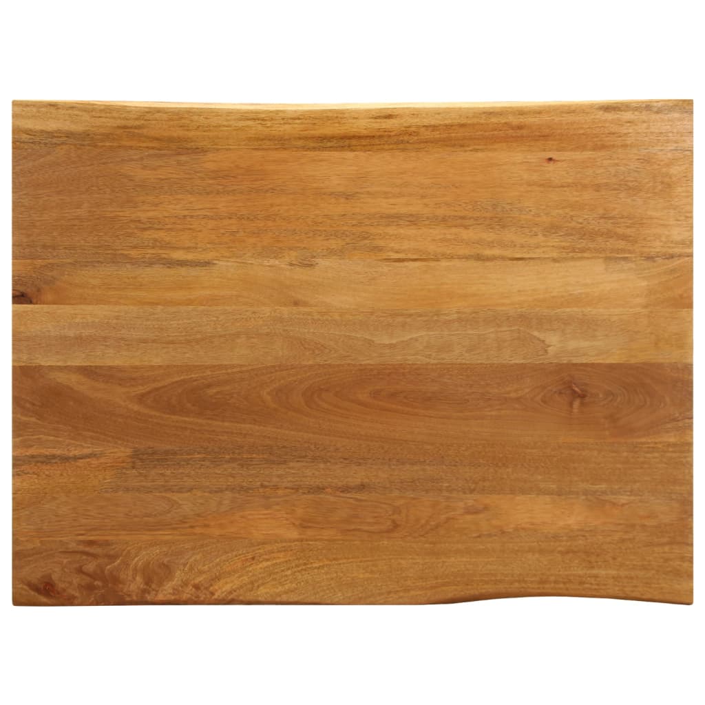 vidaXL Επιφάνεια Τραπεζιού 100x80x2,5 εκ. Live Edge Μασίφ Ξύλο Μάνγκο