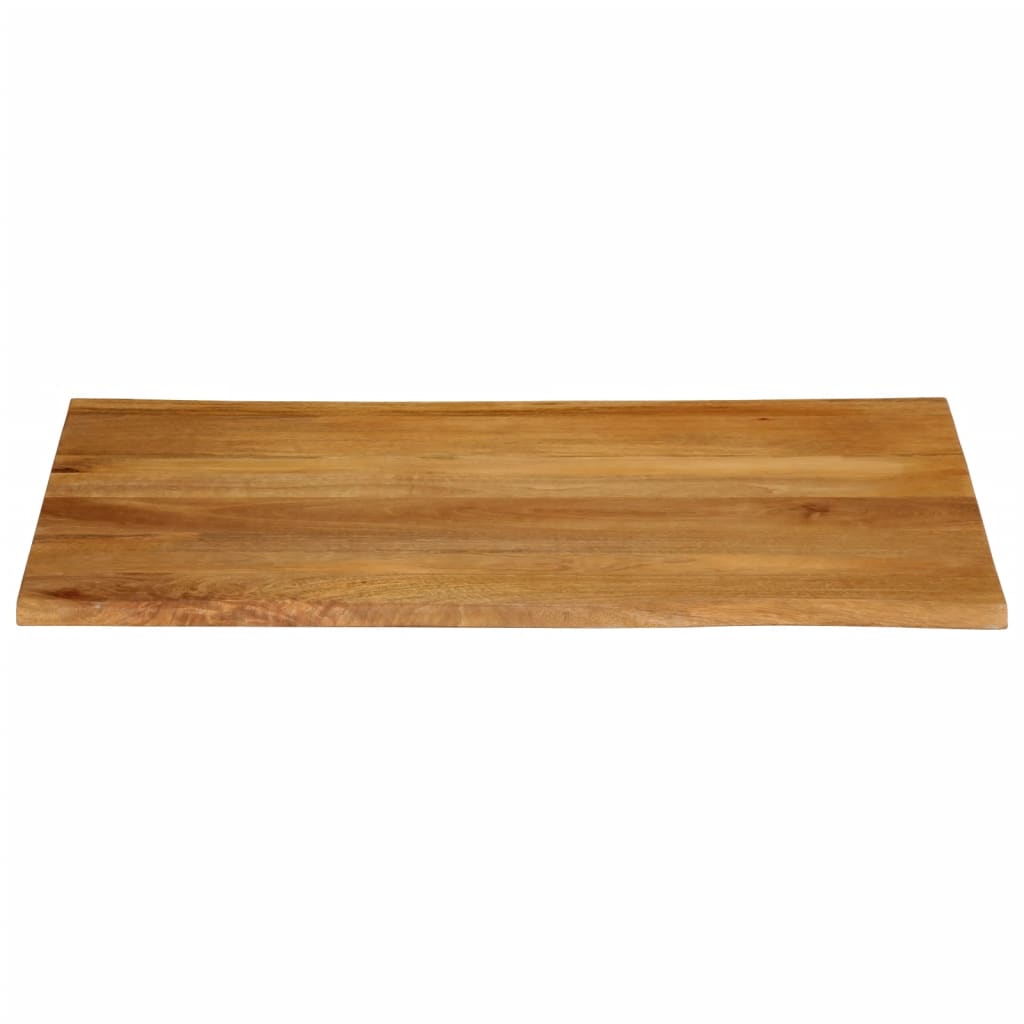 vidaXL Επιφάνεια Τραπεζιού 100x80x2,5 εκ. Live Edge Μασίφ Ξύλο Μάνγκο