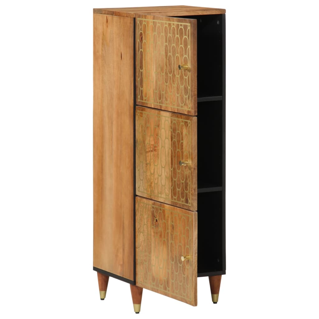 vidaXL Ντουλάπι 40 x 33 x 110 εκ. από Μασίφ Ξύλο Μάνγκο