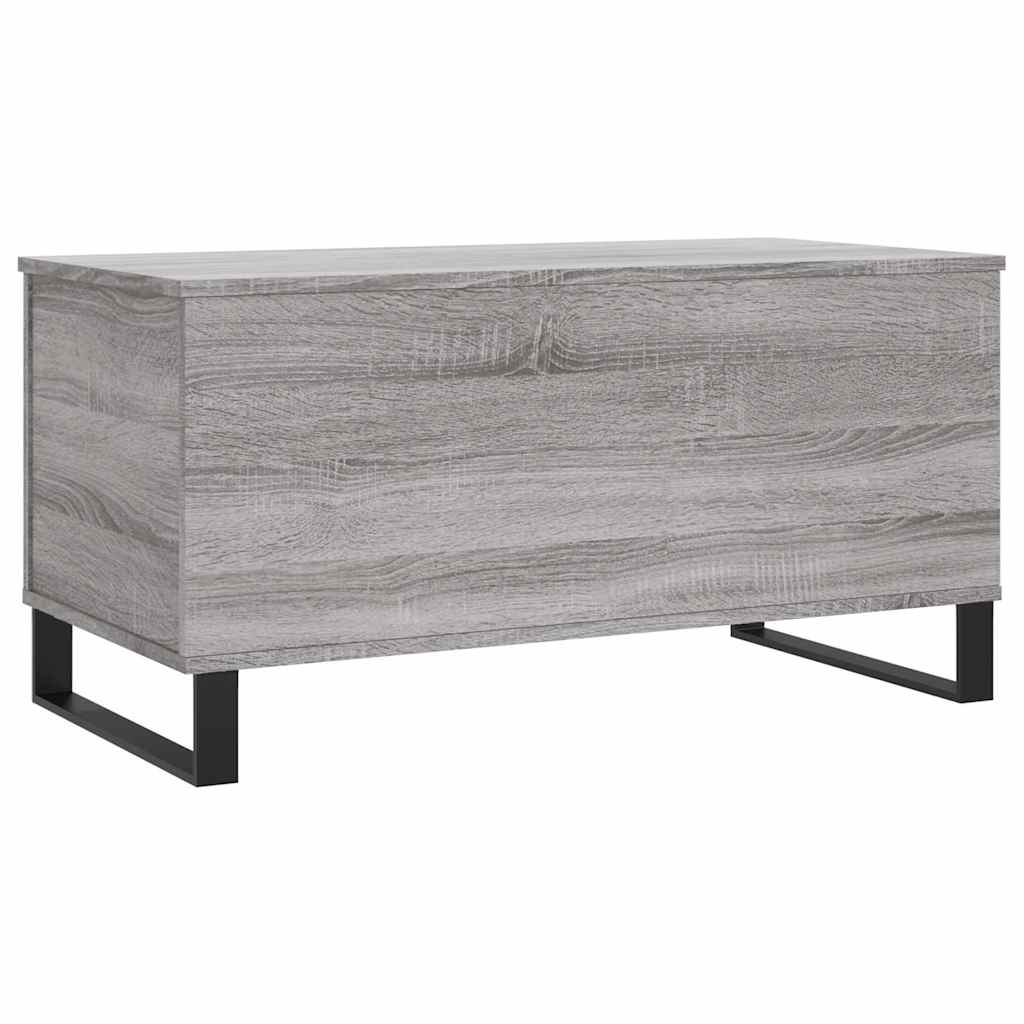 vidaXL Τραπεζάκι Σαλονιού Γκρι Sonoma 90x44,5x45 εκ.Επεξεργασμένο Ξύλο