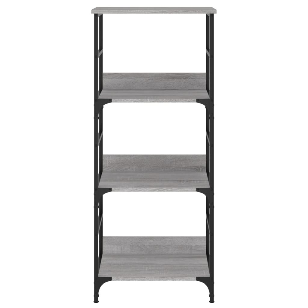 vidaXL Βιβλιοθήκη Γκρι Sonoma 50x33x117,5 εκ. Επεξεργασμένο Ξύλο