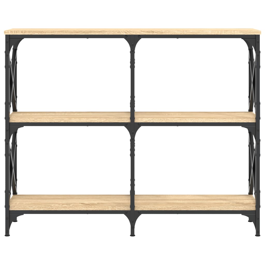 vidaXL Τραπέζι Κονσόλα Sonoma Δρυς 100 x 28 x 80,5 εκ. Επεξεργ. Ξύλο