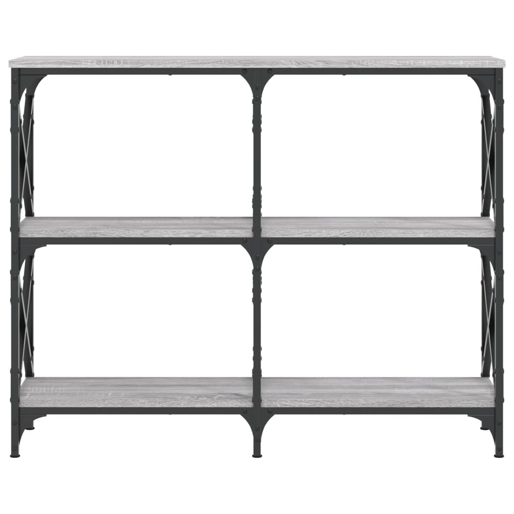 vidaXL Τραπέζι Κονσόλα Γκρι Sonoma 100x28x80,5 εκ. Επεξεργασμένο Ξύλο