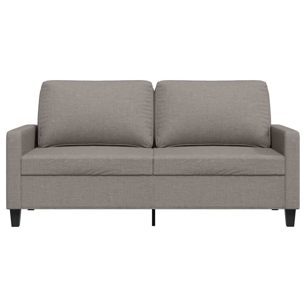 vidaXL Καναπές Διθέσιος Taupe 140 εκ. Υφασμάτινος