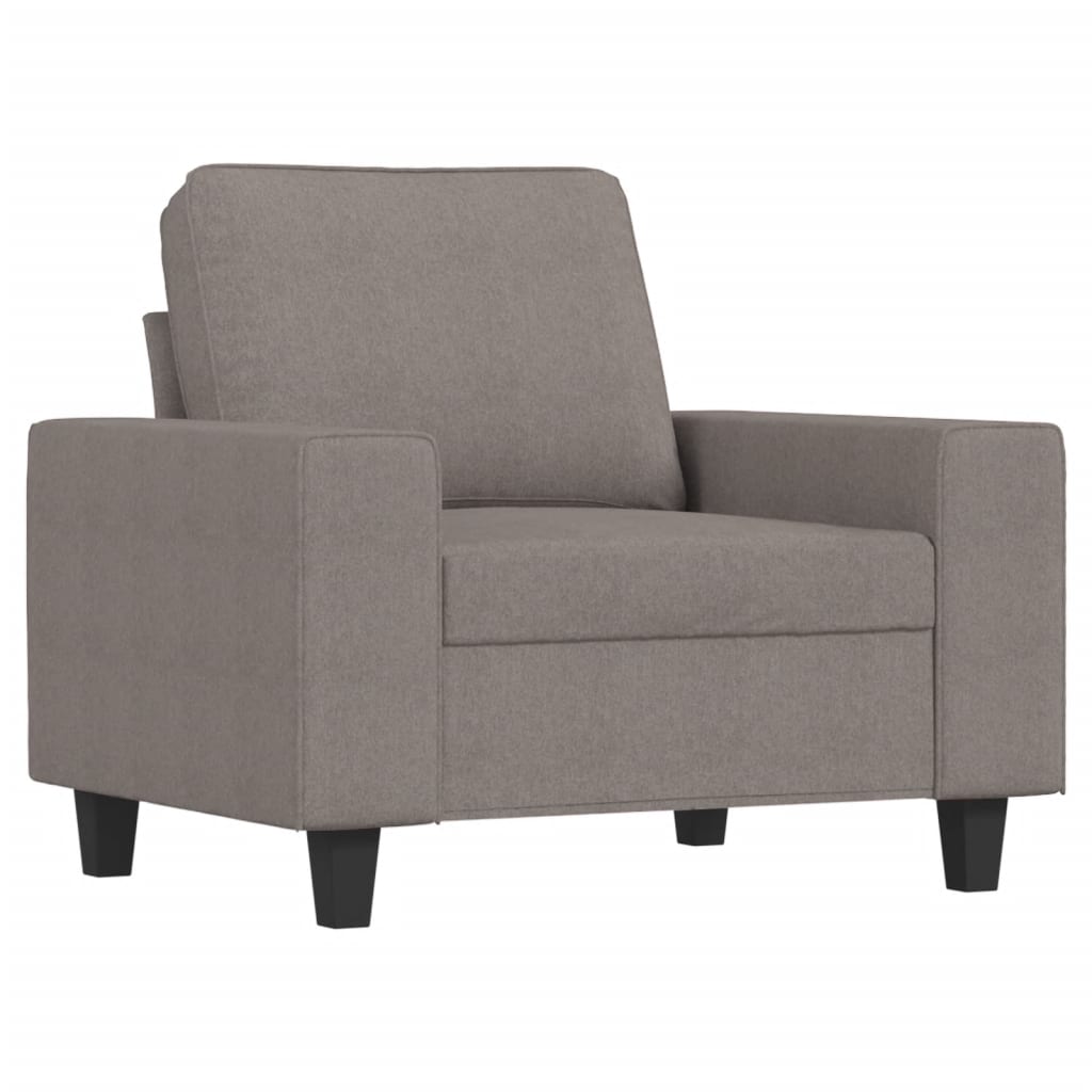 vidaXL Πολυθρόνα Taupe 60 εκ. Υφασμάτινη