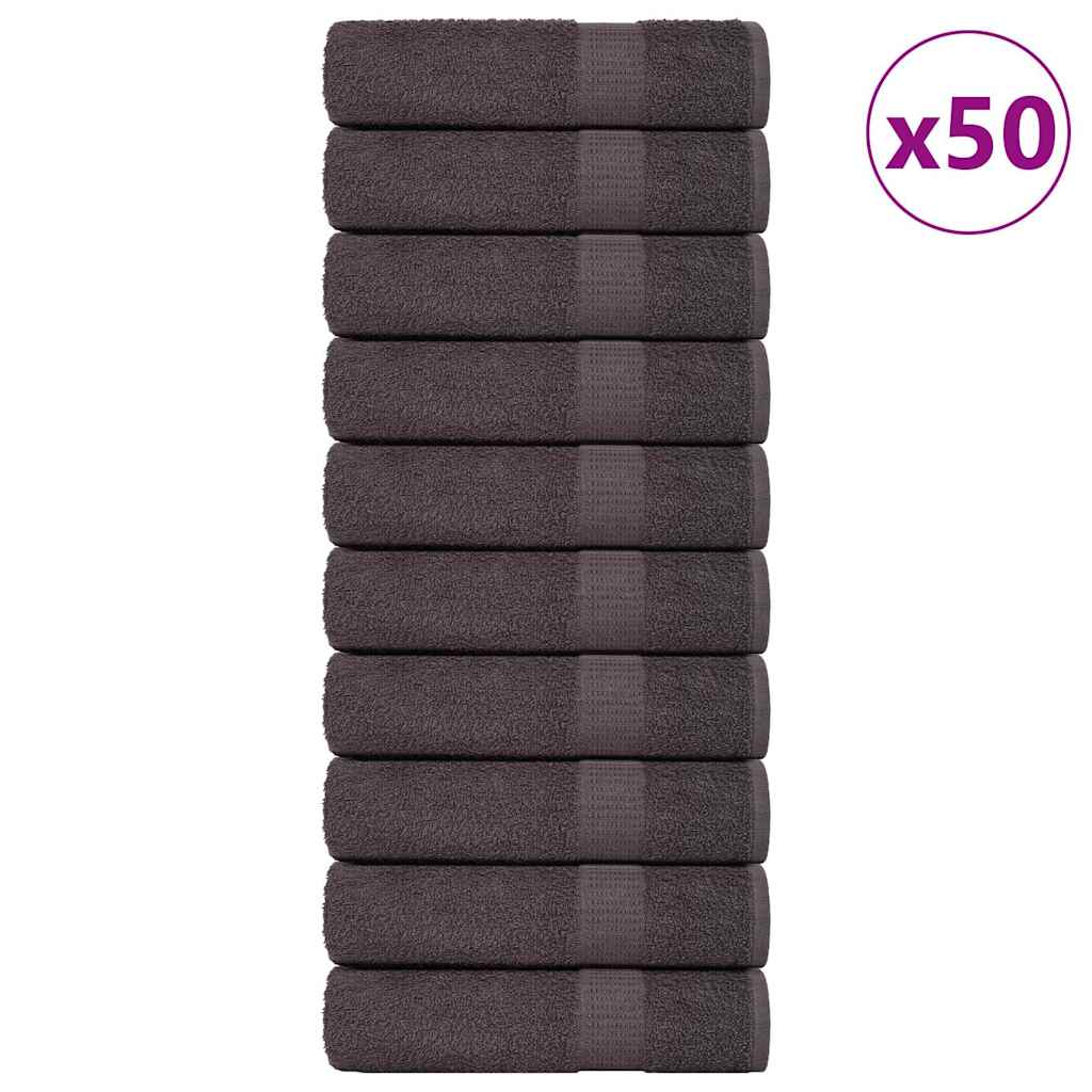 vidaXL Χειροπετσέτες FROGN 50 τεμ. Ανθρακί 50x100 εκ. 360 γρ./μ²