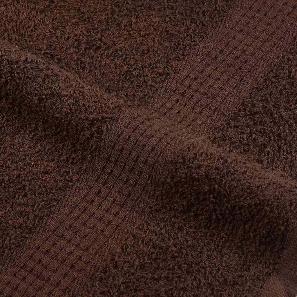 vidaXL Σετ πετσέτες 6 τμχ. FROGN Καφέ 360 GSM 100% Βαμβάκι