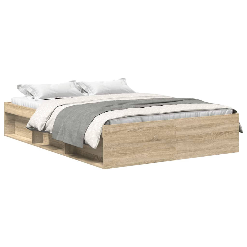 vidaXL Πλαίσιο Κρεβατιού Sonoma Δρυς 120x200 εκ.