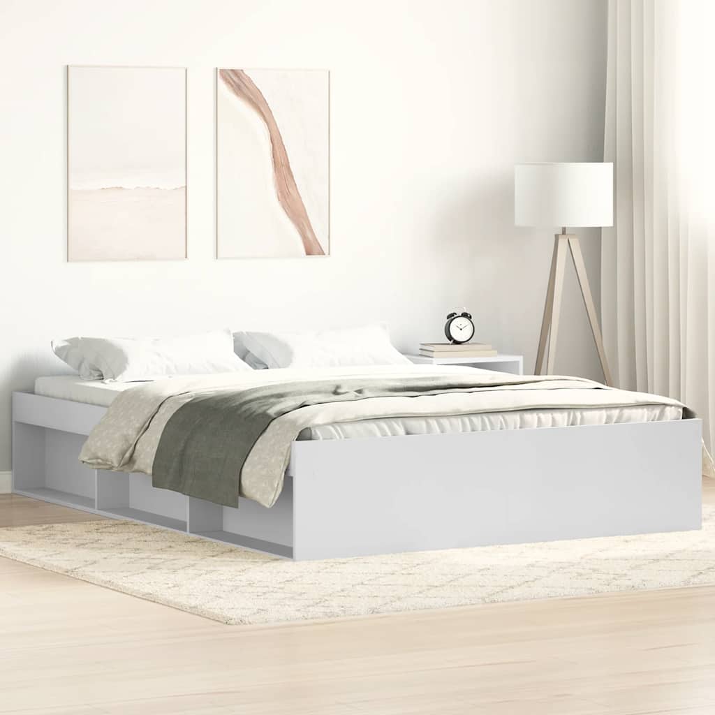 vidaXL Πλαίσιο Κρεβατιού Λευκό 160 x 200 εκ.