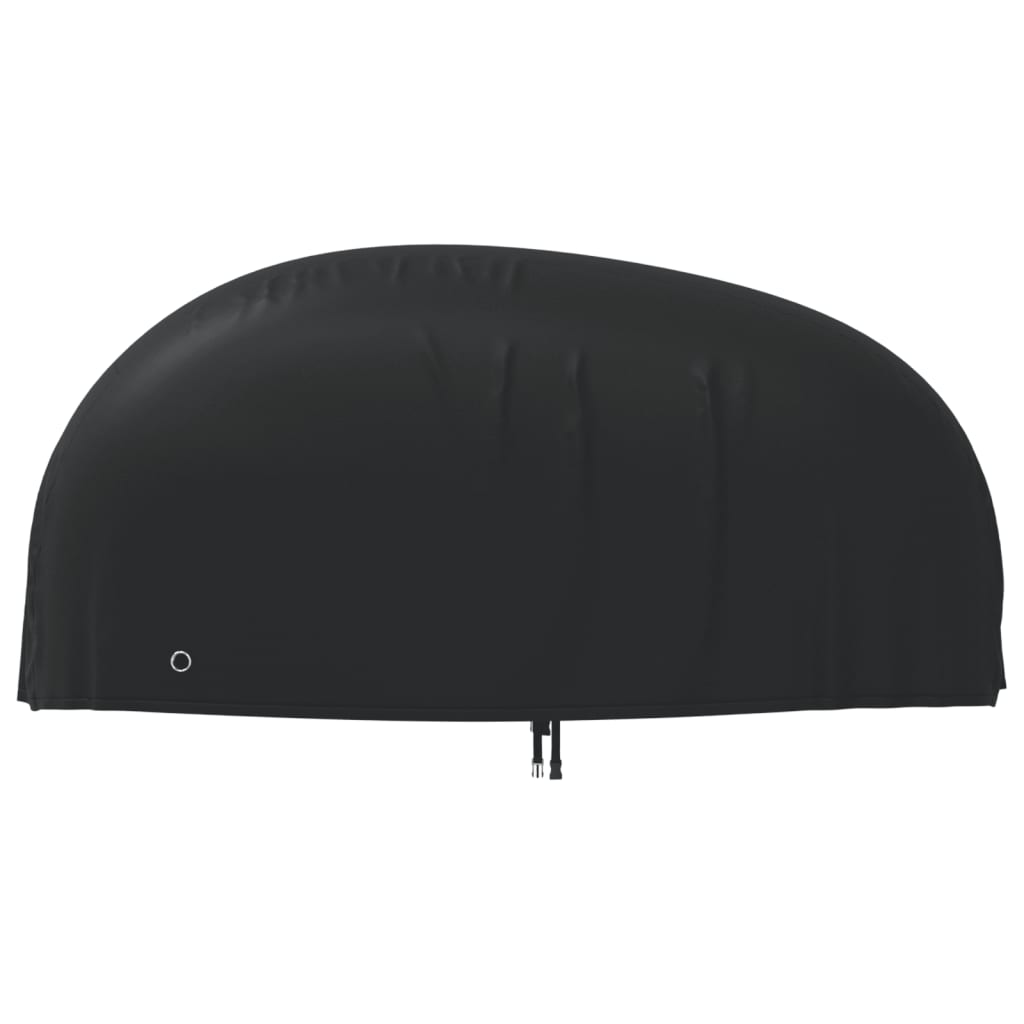 vidaXL Κουκούλα Μηχανής Μαύρη 230x95x125 εκ. Ύφασμα Oxford 210D
