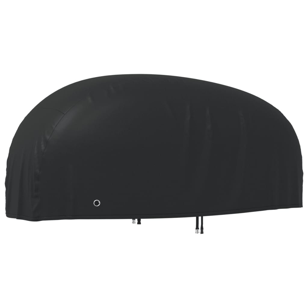 vidaXL Κουκούλα Μηχανής Μαύρη 265x105x125 εκ. Ύφασμα Oxford 210D