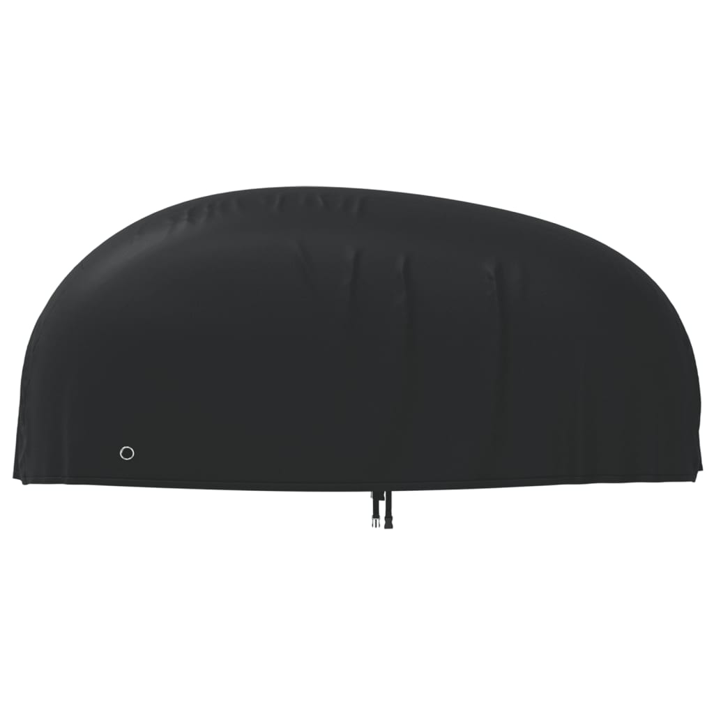 vidaXL Κουκούλα Μηχανής Μαύρη 265x105x125 εκ. Ύφασμα Oxford 210D