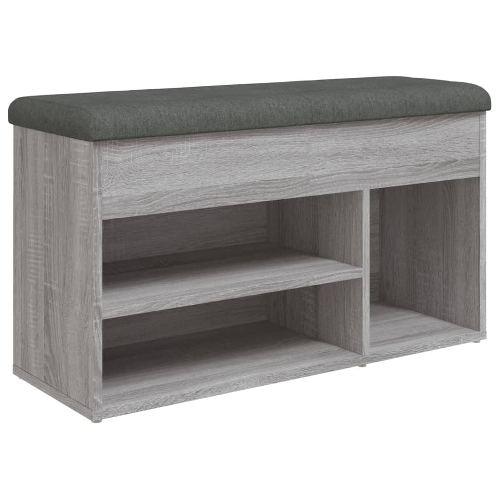 vidaXL Παπουτσοθήκη Γκρι Sonoma 82x32x45,5 εκ. από Επεξεργασμένο Ξύλο