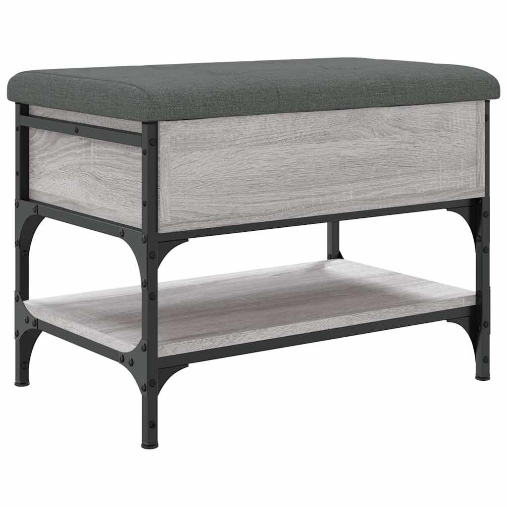 vidaXL Παπουτσοθήκη Γκρι Sonoma 62x42x45 εκ. από Επεξεργασμένο Ξύλο
