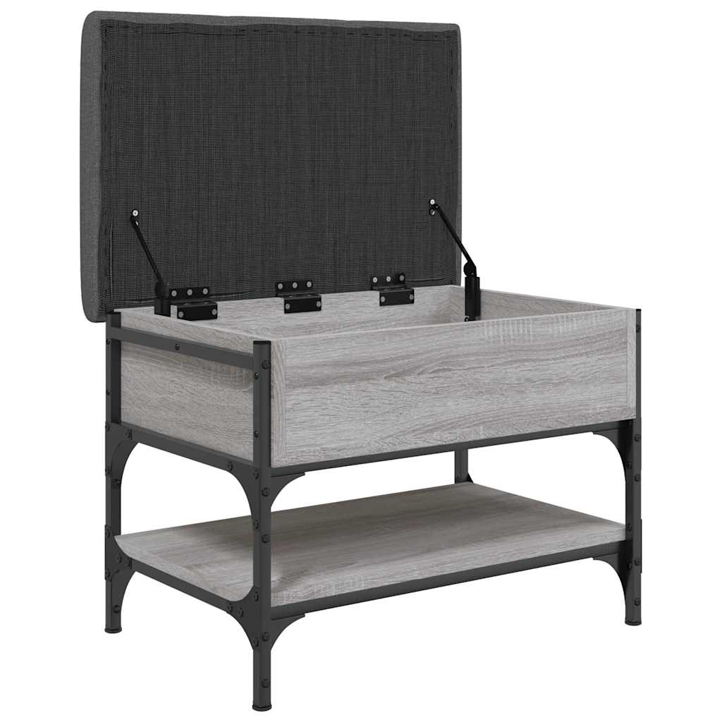vidaXL Παπουτσοθήκη Γκρι Sonoma 62x42x45 εκ. από Επεξεργασμένο Ξύλο