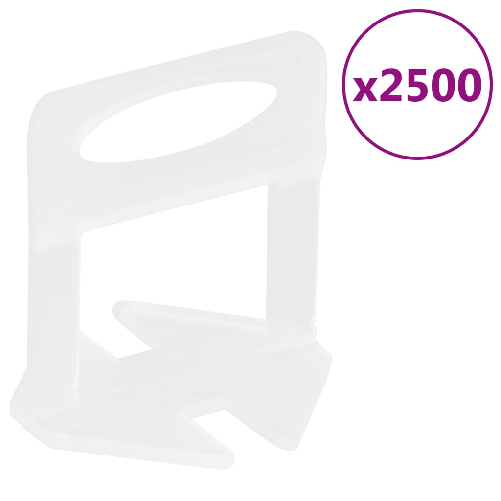 vidaXL Σύστημα Ευθυγράμμισης Πλακιδίων 2500 Κλιπ 1 χιλ.