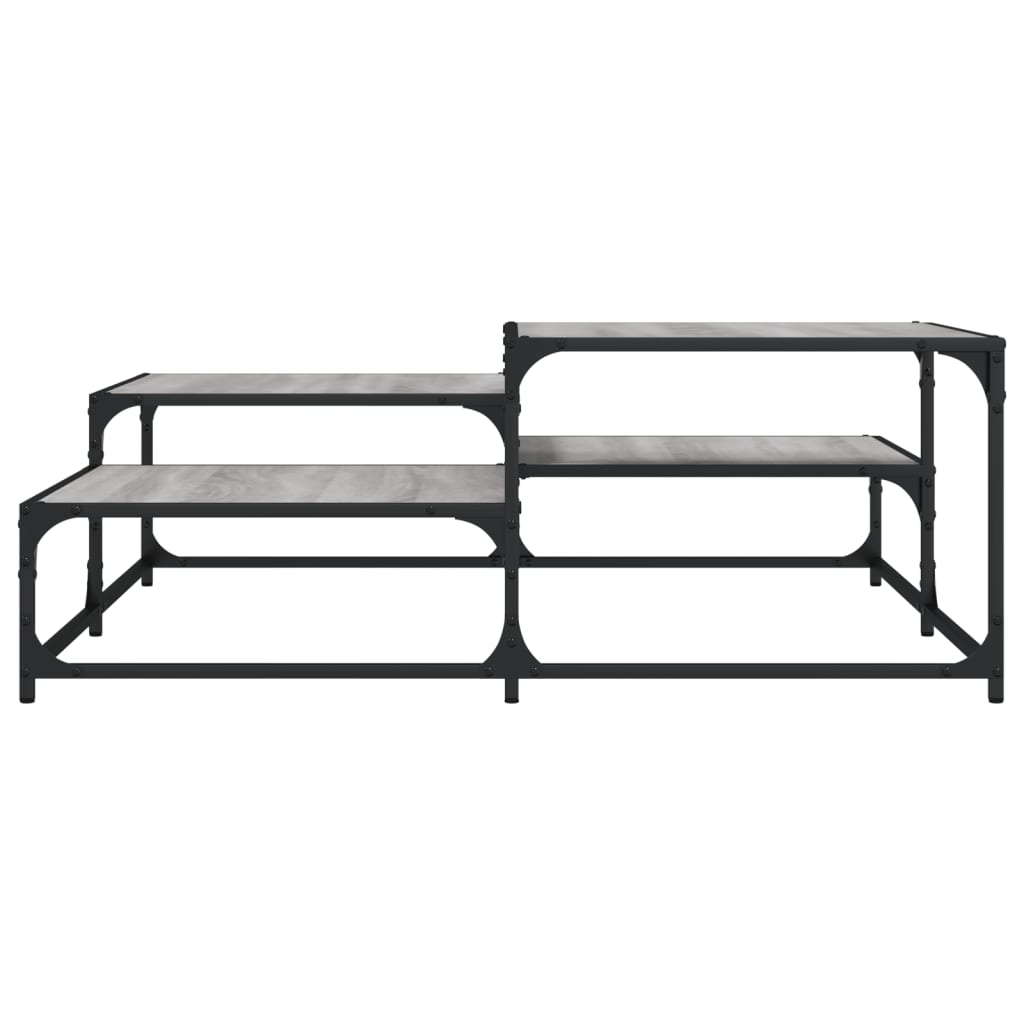 vidaXL Τραπεζάκι Σαλονιού Γκρι Sonoma 107 x 107 x 40 εκ. Επεξεργ. Ξύλο