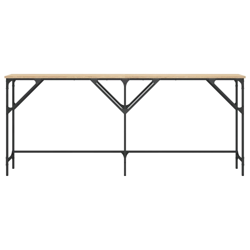 vidaXL Τραπέζι Κονσόλα Sonoma Δρυς 180x29x75 εκ. Επεξεργασμένο Ξύλο