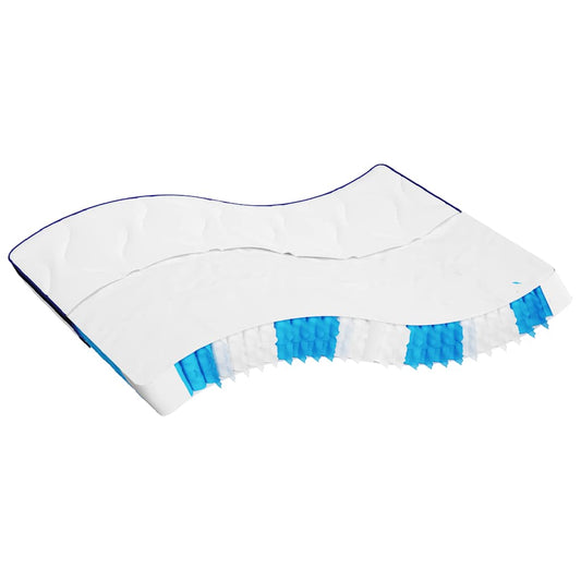 vidaXL Στρώμα με Pocket Springs Μεσαία Σκληρότητα 160 x 200 εκ.