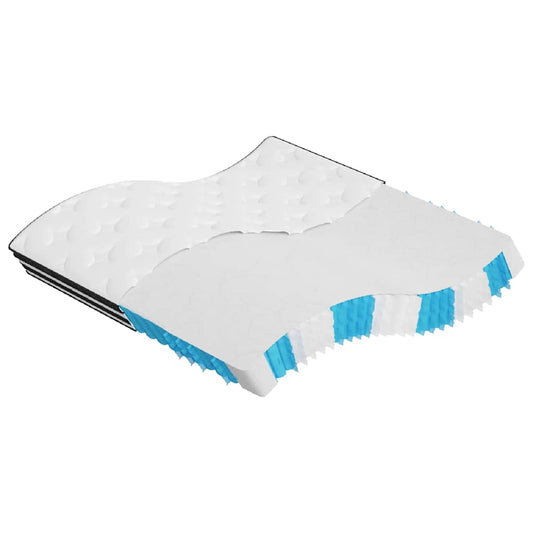 vidaXL Στρώμα με Pocket Springs Μεσαία Σκληρότητα 200 x 200 εκ.