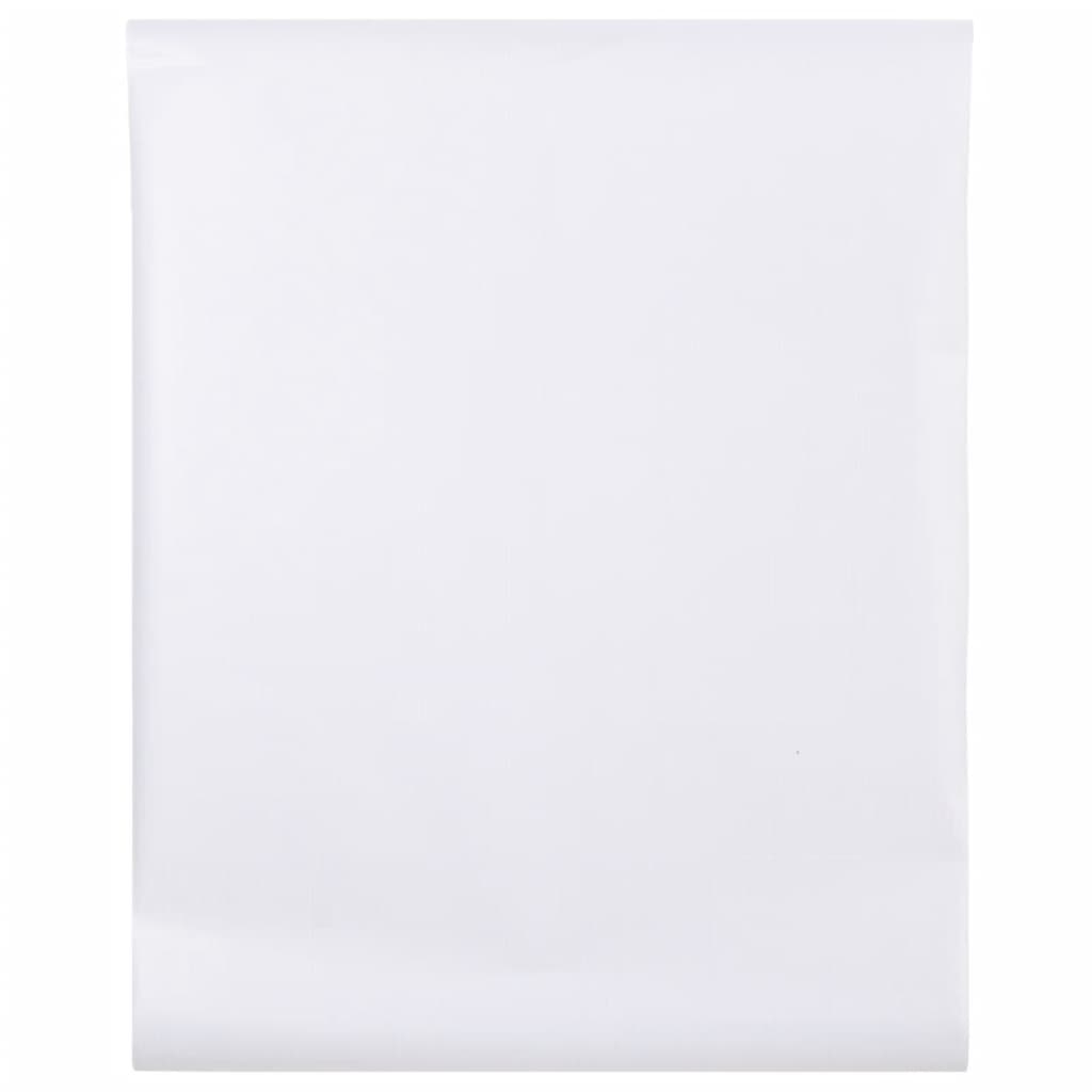 vidaXL Μεμβράνη Παραθύρου Ματ Λευκό 60x1000 εκ. PVC