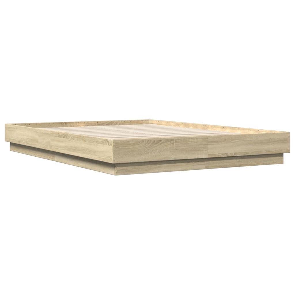 vidaXL Πλαίσιο Κρεβατιού Sonoma Δρυς 160x200 εκ. Επεξεργασμένο Ξύλο