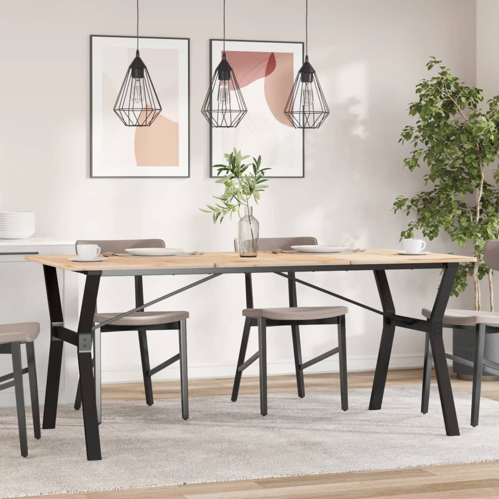 vidaXL Πόδια Τραπεζαρίας σε Σχήμα «Y» 160x80x73 εκ. Ατσάλι