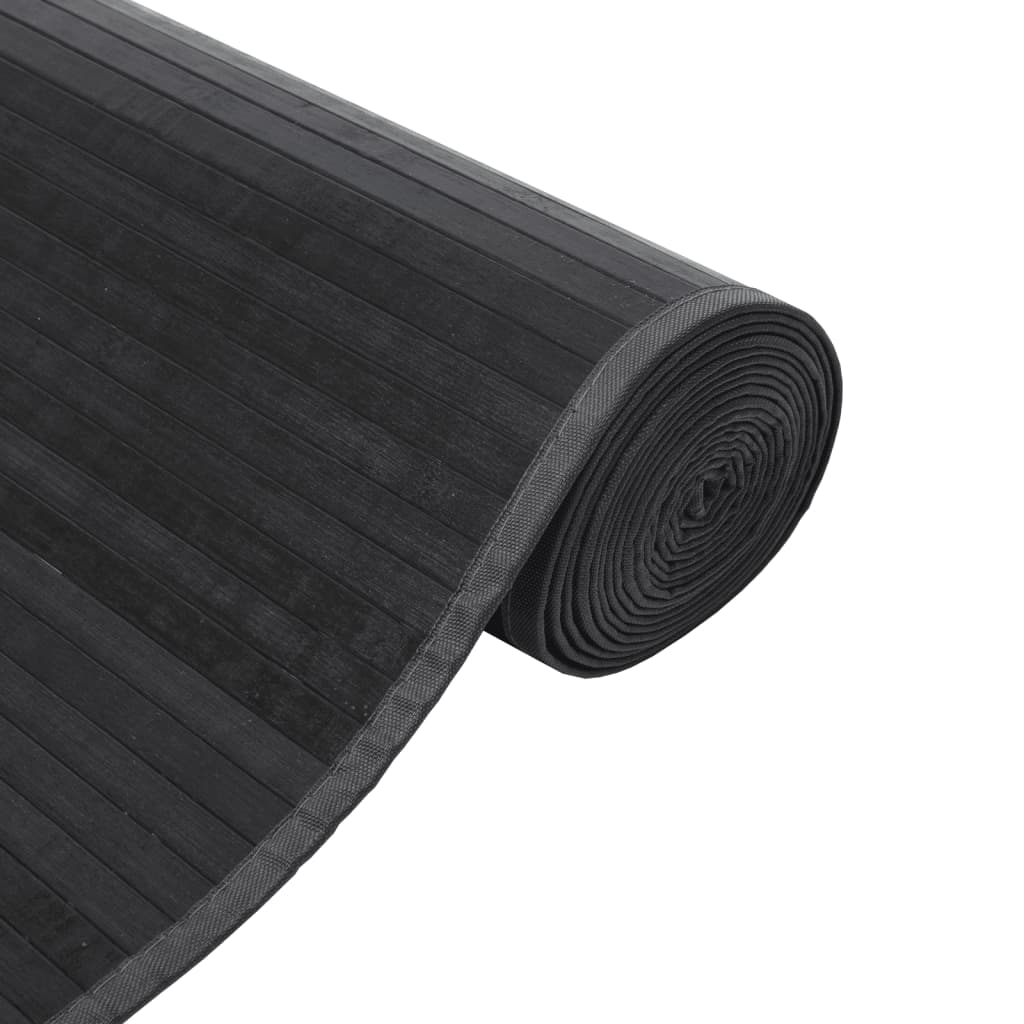 vidaXL Χαλί Ορθογώνιο Γκρι 60 x 400 εκ. Μπαμπού
