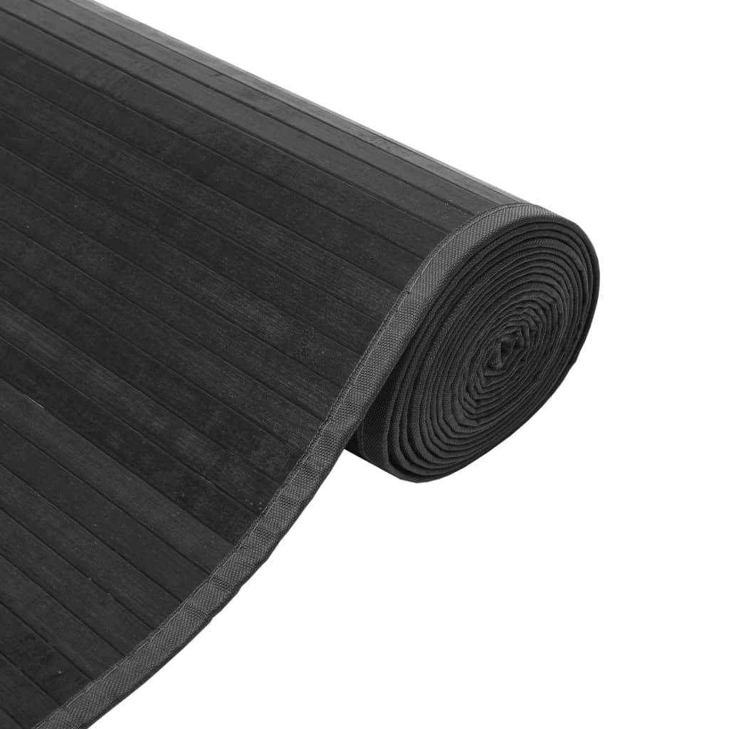 vidaXL Χαλί Ορθογώνιο Γκρι 70 x 200 εκ. από Μπαμπού