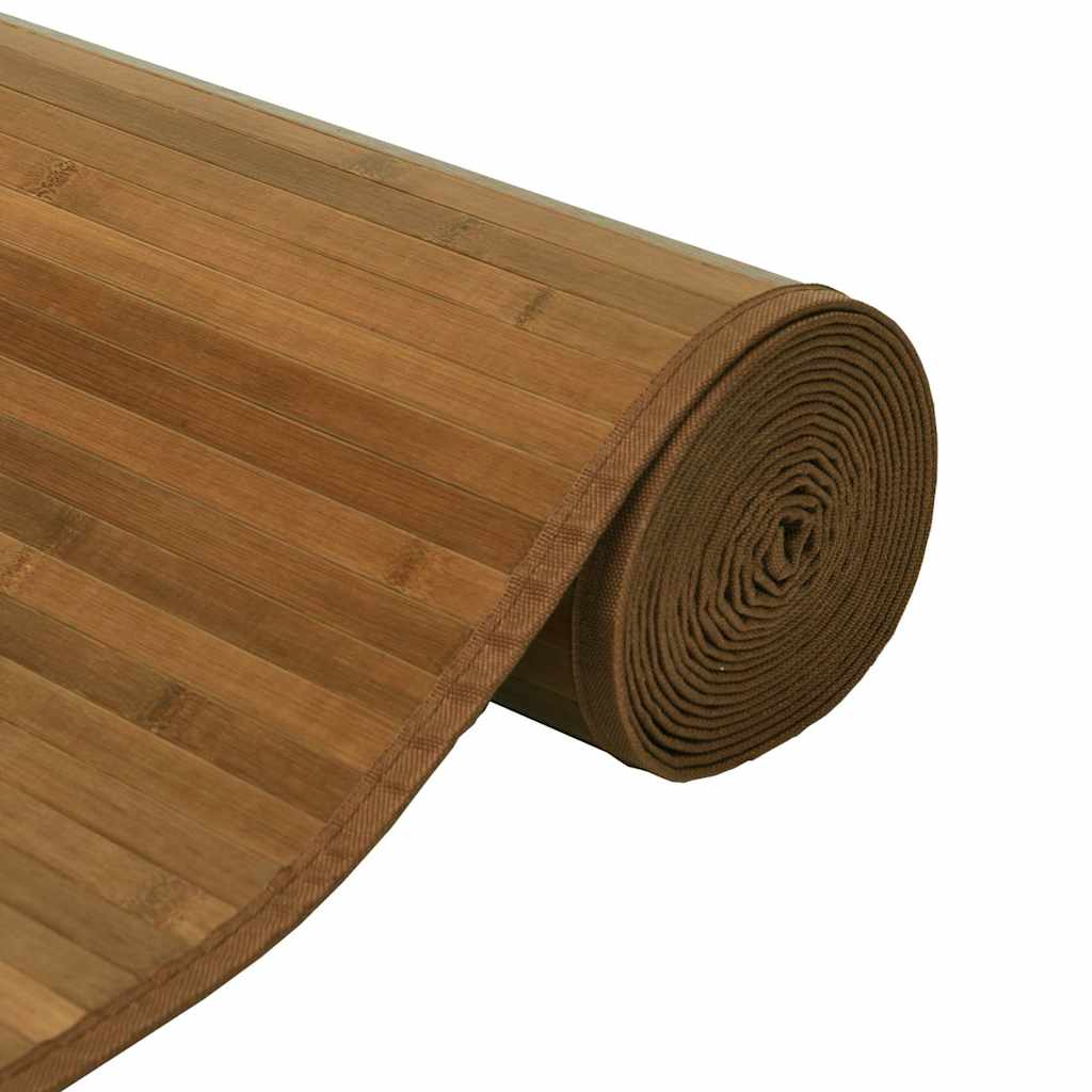 vidaXL Χαλί Ορθογώνιο Καφέ 70 x 400 εκ. Μπαμπού