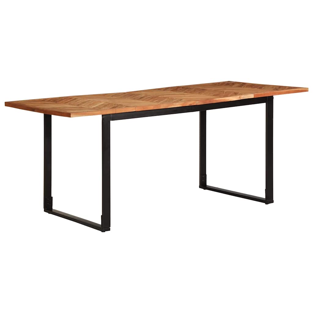 vidaXL Τραπεζαρία Κήπου 180 x 90 x 75 εκ. από Μασίφ Ξύλο Ακακίας